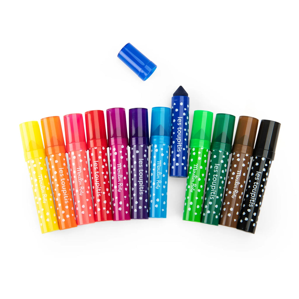 12 Washable Markers for Toddlers