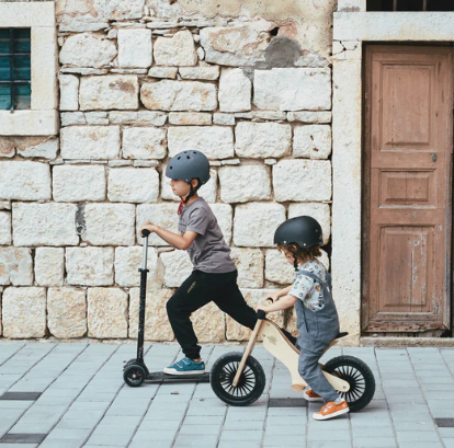 Kinderfeets Balance Bike - Wooden No-Training-Wheels Bike for Toddlers