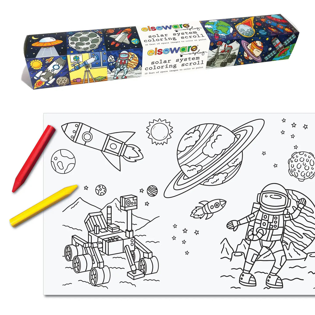 Colouring Scroll - Solar System