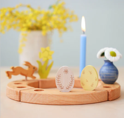 Deco Easter Ornamental Duo - Set of 2 Decorative Eggs