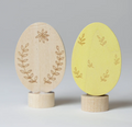 Deco Easter Ornamental Duo - Set of 2 Decorative Eggs