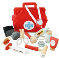 Vintage Doctor Roleplay Wooden Kit - Pretend Play Medical Set