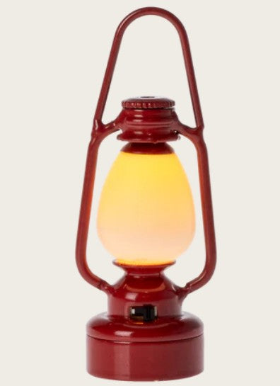 Maileg Vintage lantern, mouse - red