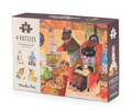 Les Minouchkas - 4 Mini Puzzles A Perfect Day