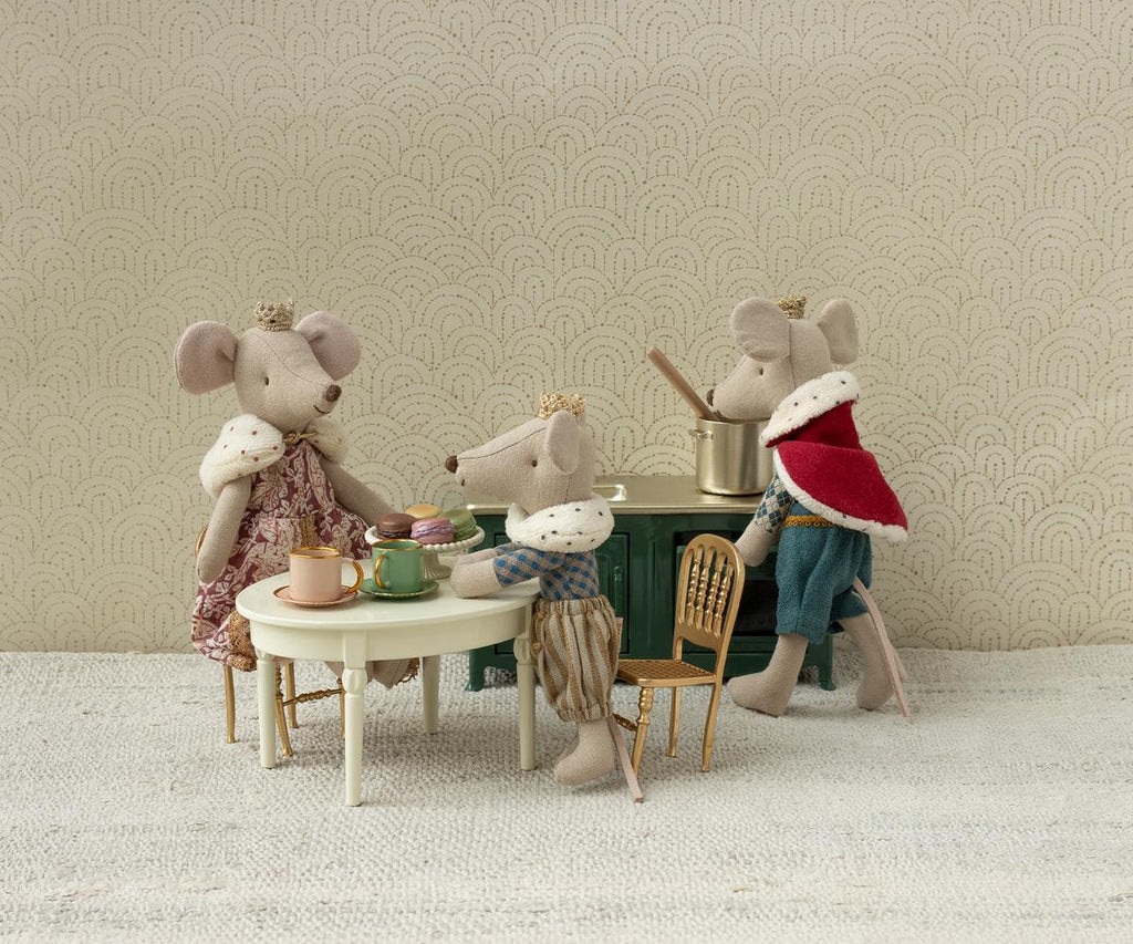 Maileg Chair, Mouse - Gold