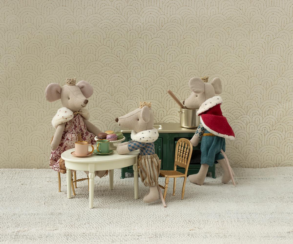 Maileg Chair, Mouse - Gold
