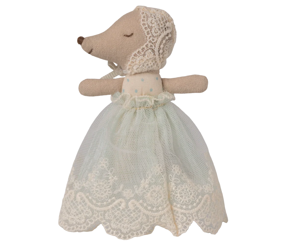 Maileg Baby mouse in gown