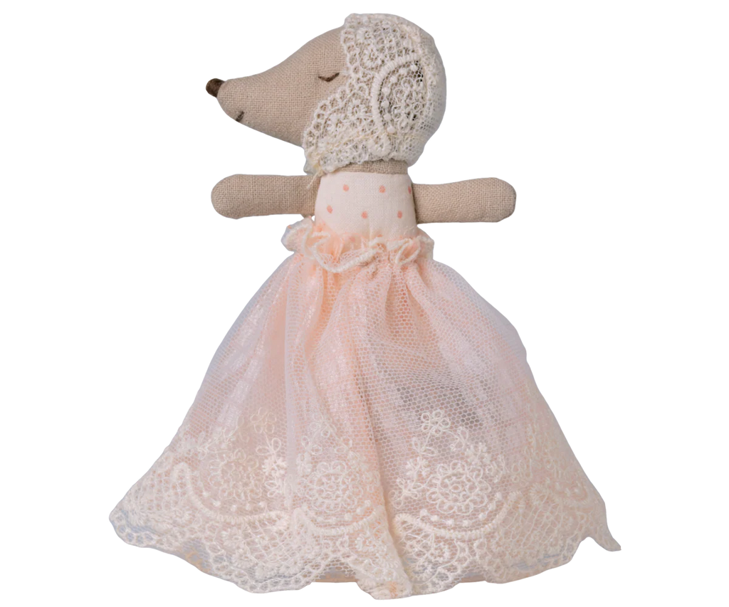 Maileg Baby mouse in gown