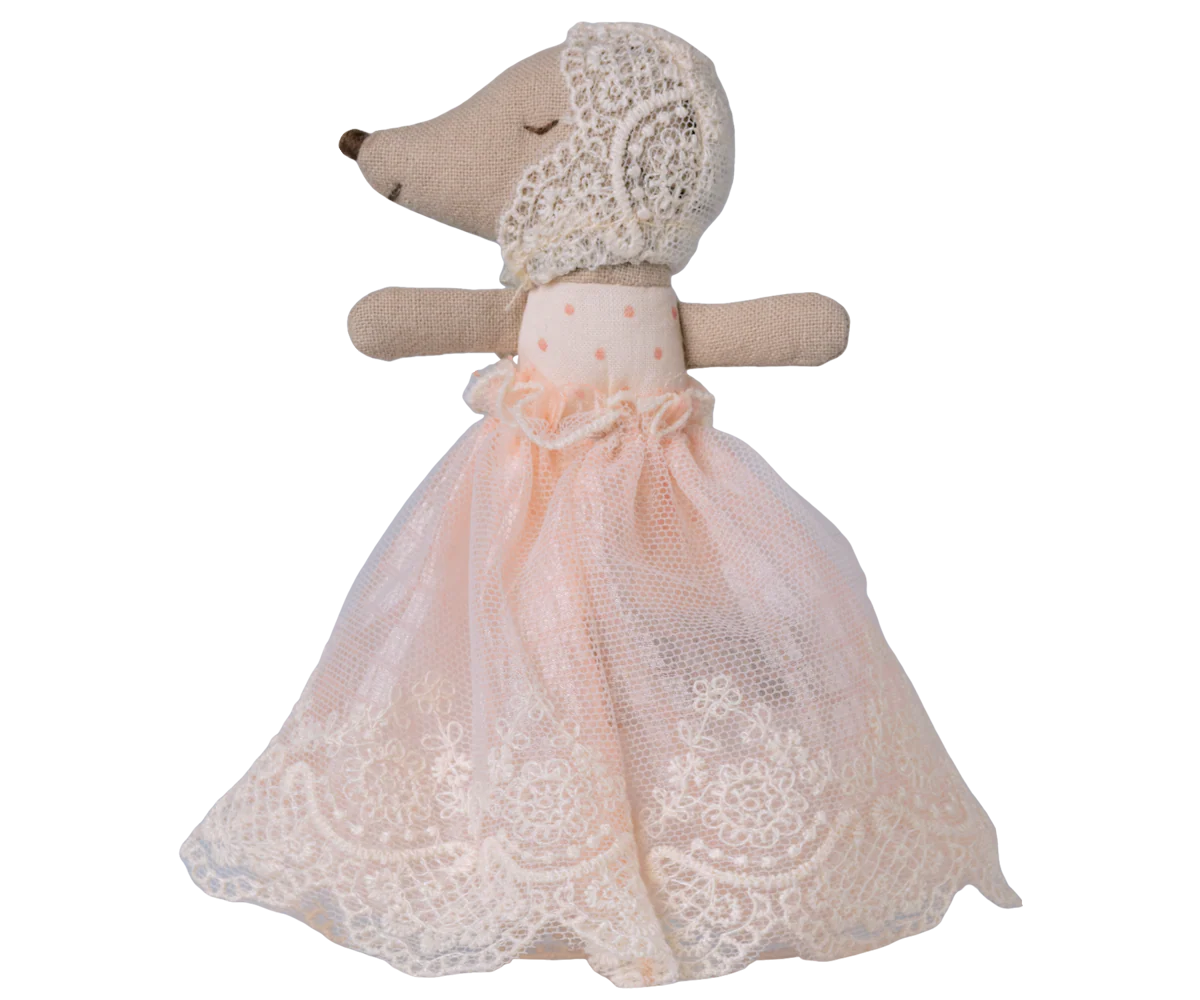 Maileg Baby mouse in gown