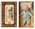 Little brother mouse in matchbox