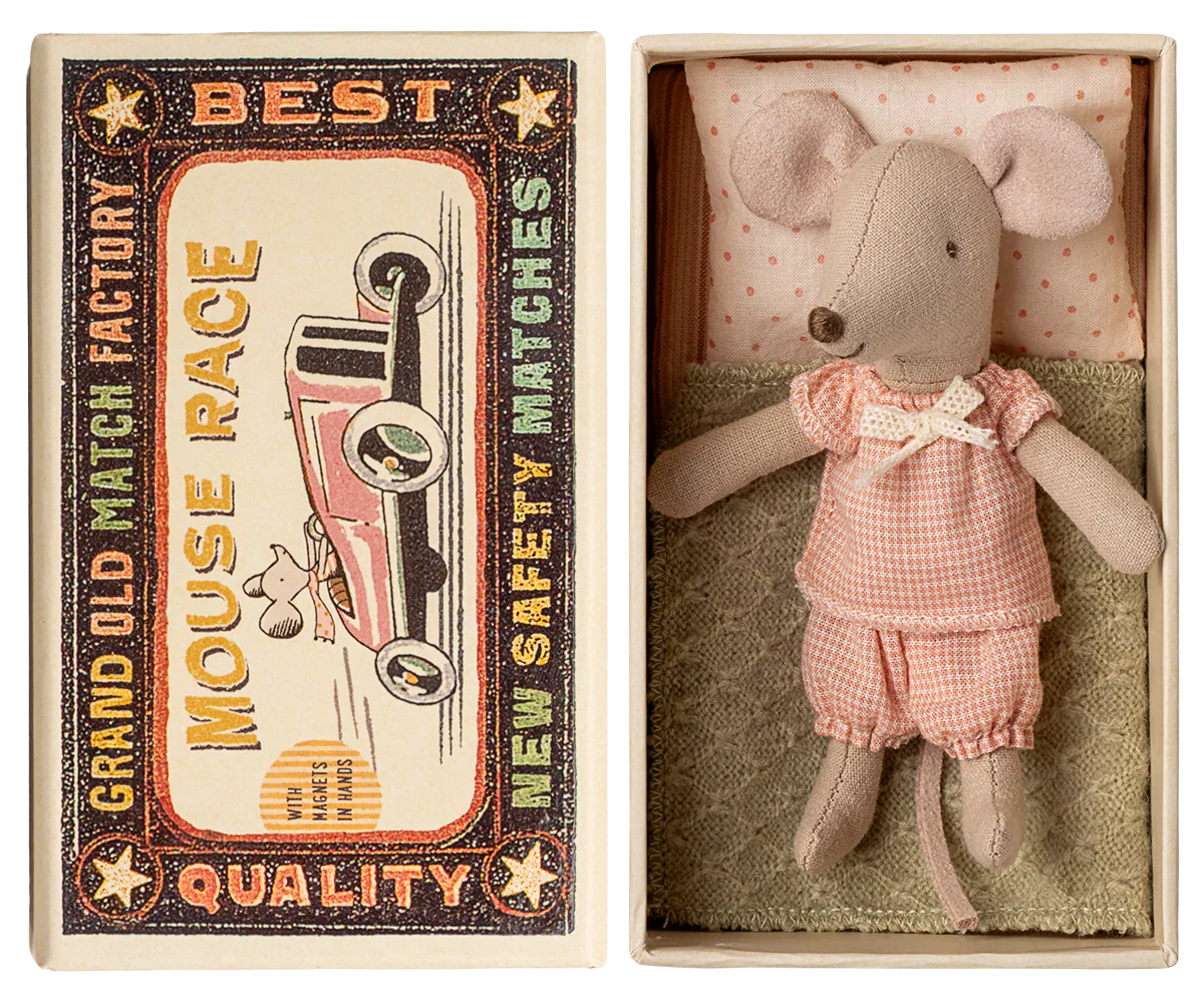 Maileg Big sister mouse in matchbox