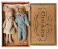 Maileg Mum & Dad mice in cigarbox