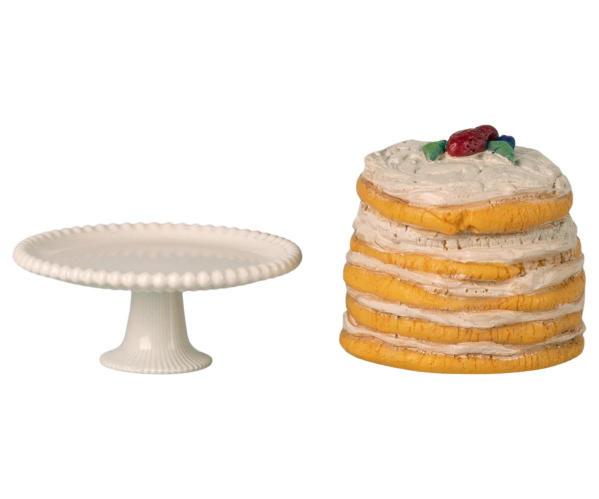 Maileg Mouse Party Cake and Stand