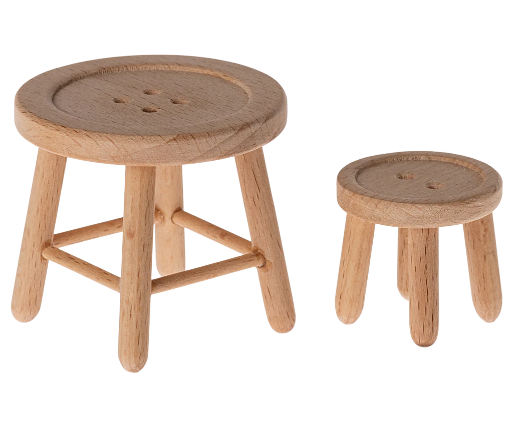 Table and stool set, Mouse