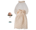 Maileg Wedding dress, Mum mouse