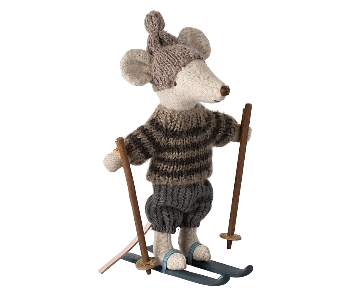 Winter mouse with ski set, Big Brother