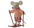 Winter mouse with ski set, Big sister
