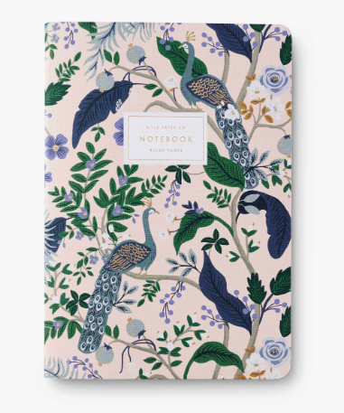 Set of 3 Peacock Notebooks