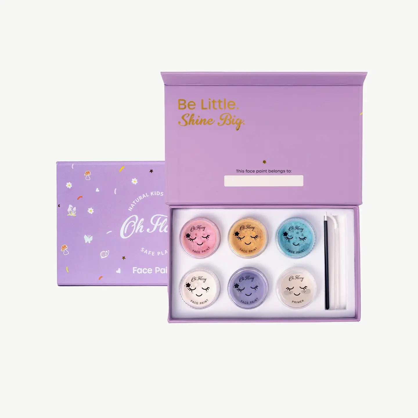 Oh Flossy Magic Garden Face Paint Set for Kids | Natural & Safe Colors