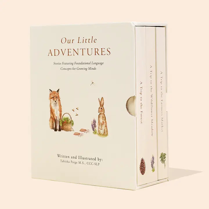 Our Little Adventures Board Book Box Set for Kids