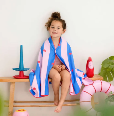 Play Towel Microfiber Game & Graphic Design, Convertible Cape