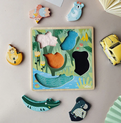 Puzzle, jungle touch and feel by Michelle Carlslund