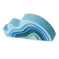 Small Blue Water Waves Nesting Toy