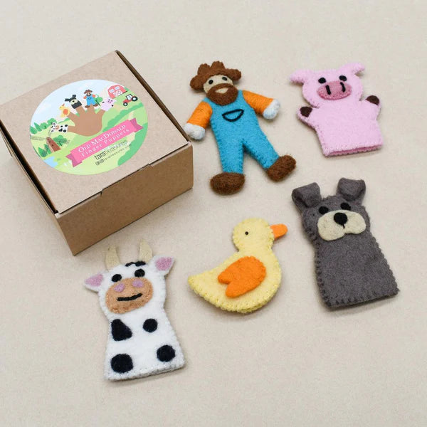 Old MacDonald Farm Animals
Finger Puppets