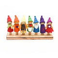 Rainbow Gnomes Finger Puppets