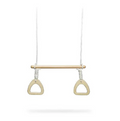 Trapeze with Rings - Beechwood & Birchwood Kids Swing