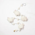 Felt White Sheep Garland
