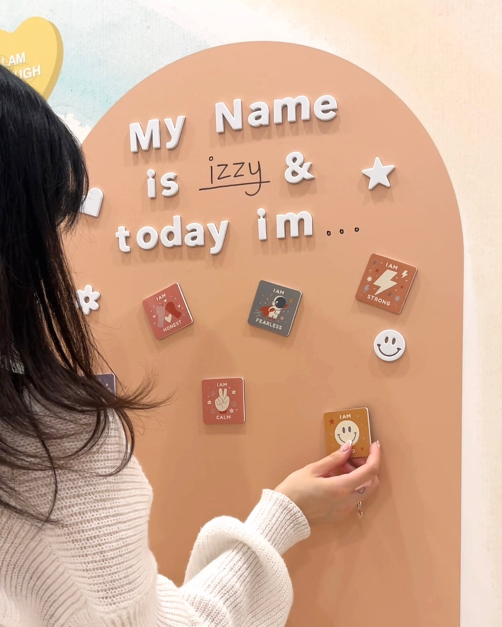 Affirmation Magnets - Soft Foam Magnetic Set