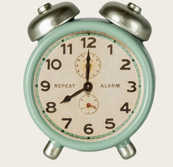 Maileg Alarm Clock, Mouse - Mint
