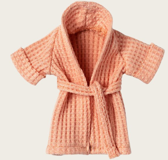 Maileg Bathrobe, Mum Mouse - Coral