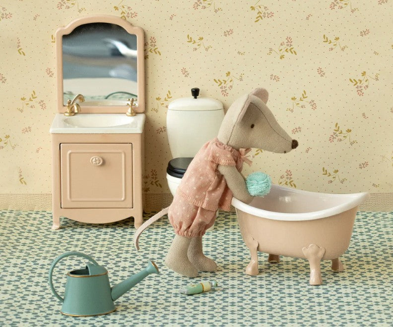 Maileg Mouse bathtub - Rose