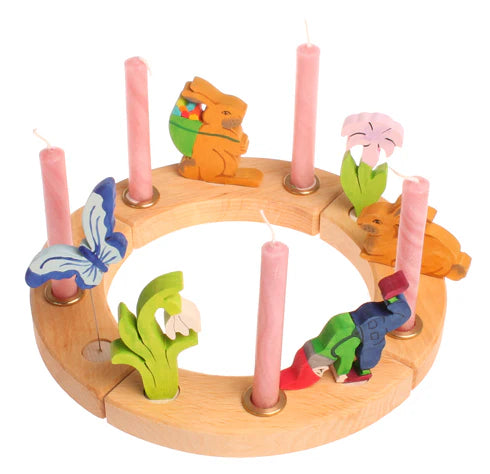 Wooden Birthday Celebration Ring 12 Years - Natural