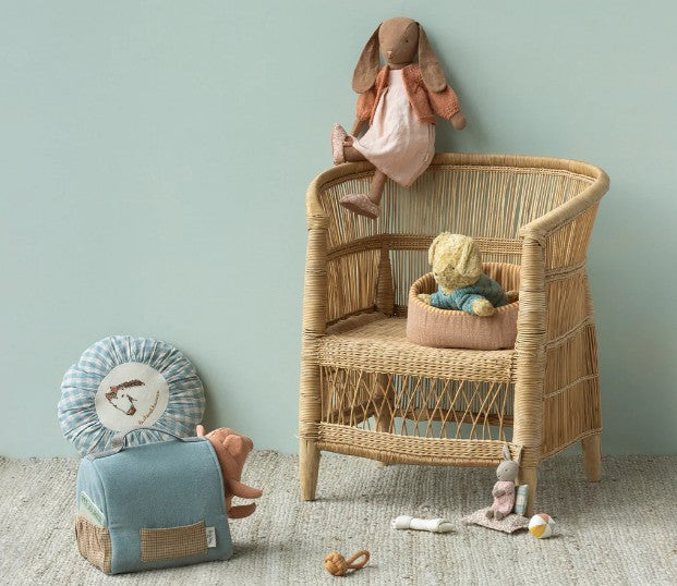 Maileg Bunny, Size 4 - Brown - Dress and Shoes