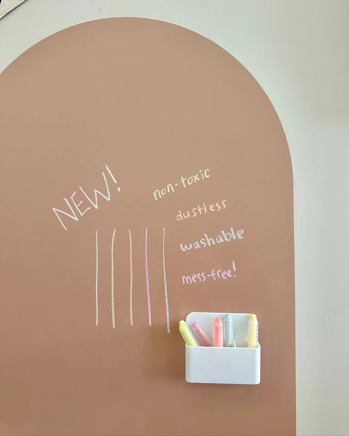 Dustless Chalk Crayons + Magnetic Holder