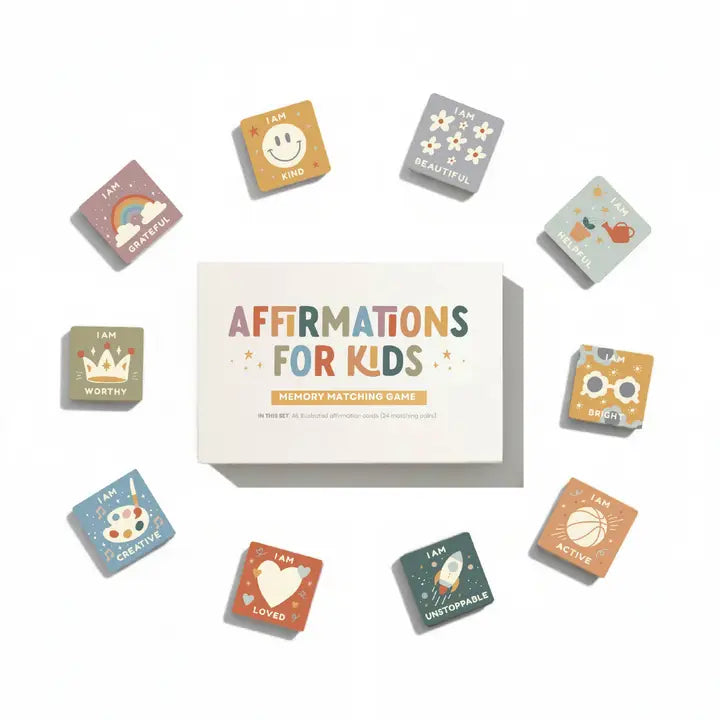 Affirmations For Kids Memory Matching Game