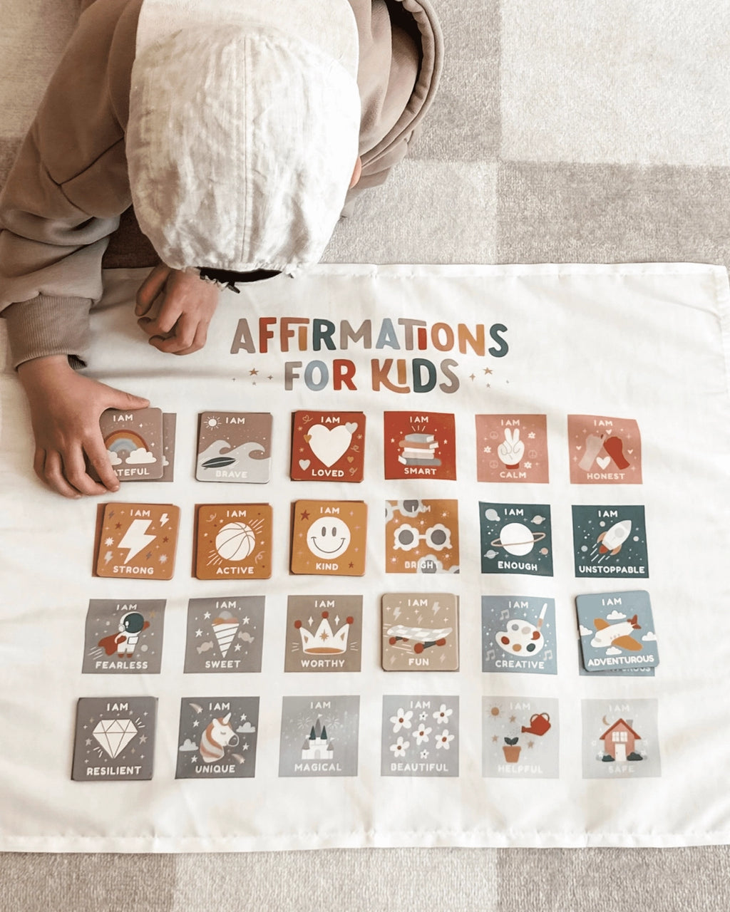 Affirmations For Kids Memory Matching Game