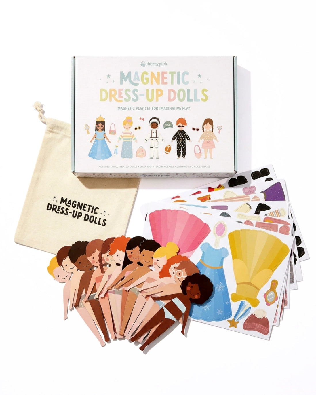 Magnetic Dress-Up Dolls Playset