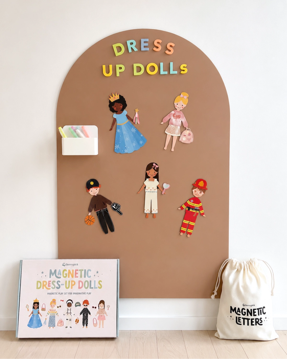 Magnetic Dress-Up Dolls Playset