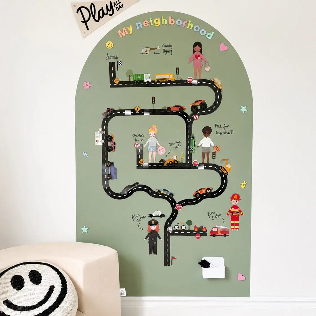 Road and Ride Car Magnets Set (100 pcs)