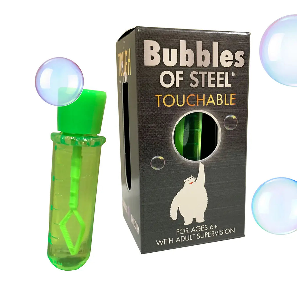 Bubbles of Steel: Touchable Bubbles