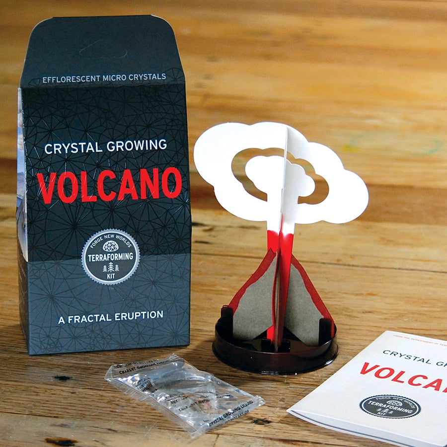 Crystal Growing Volcano - Craft Science Kit
