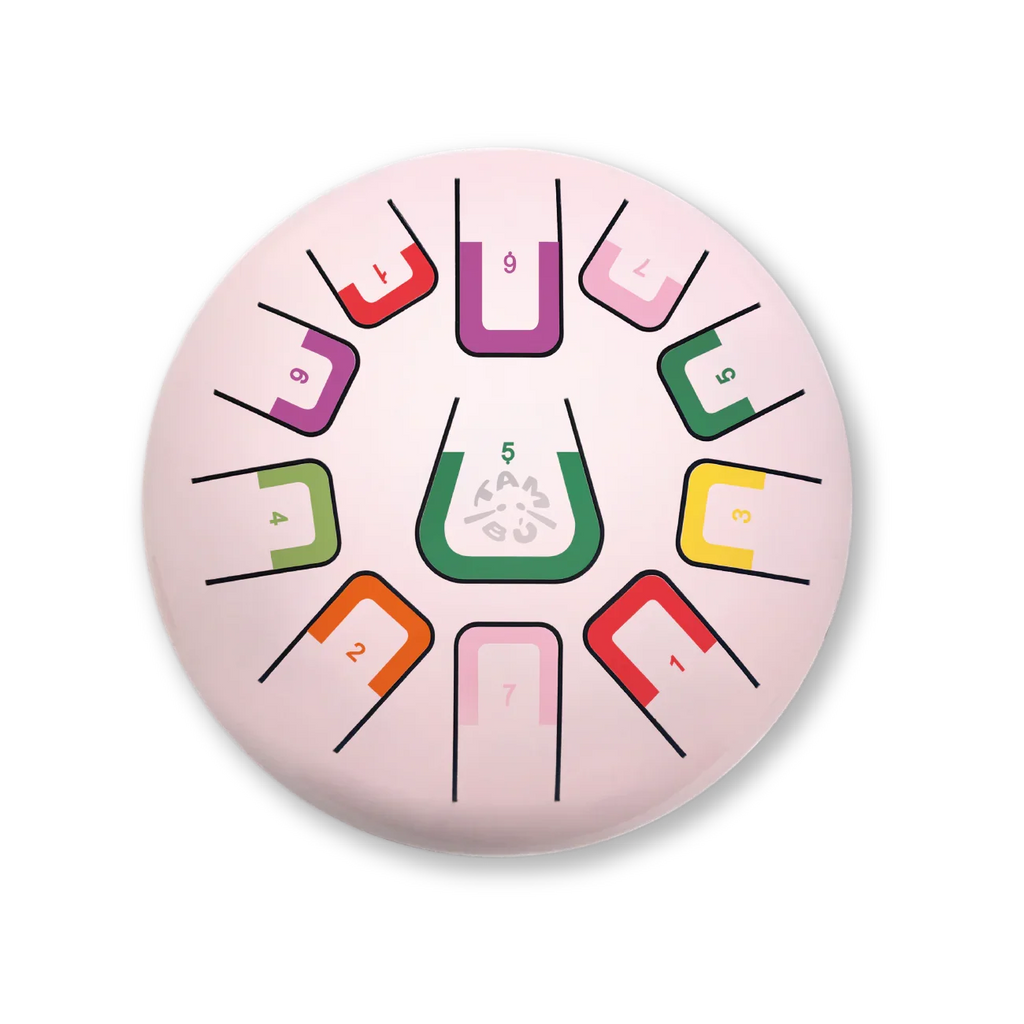 8" Tambu Tongue Drum - Pink (Coral Reef)