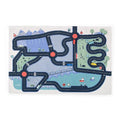 Play mat road carpet - 100% cotton