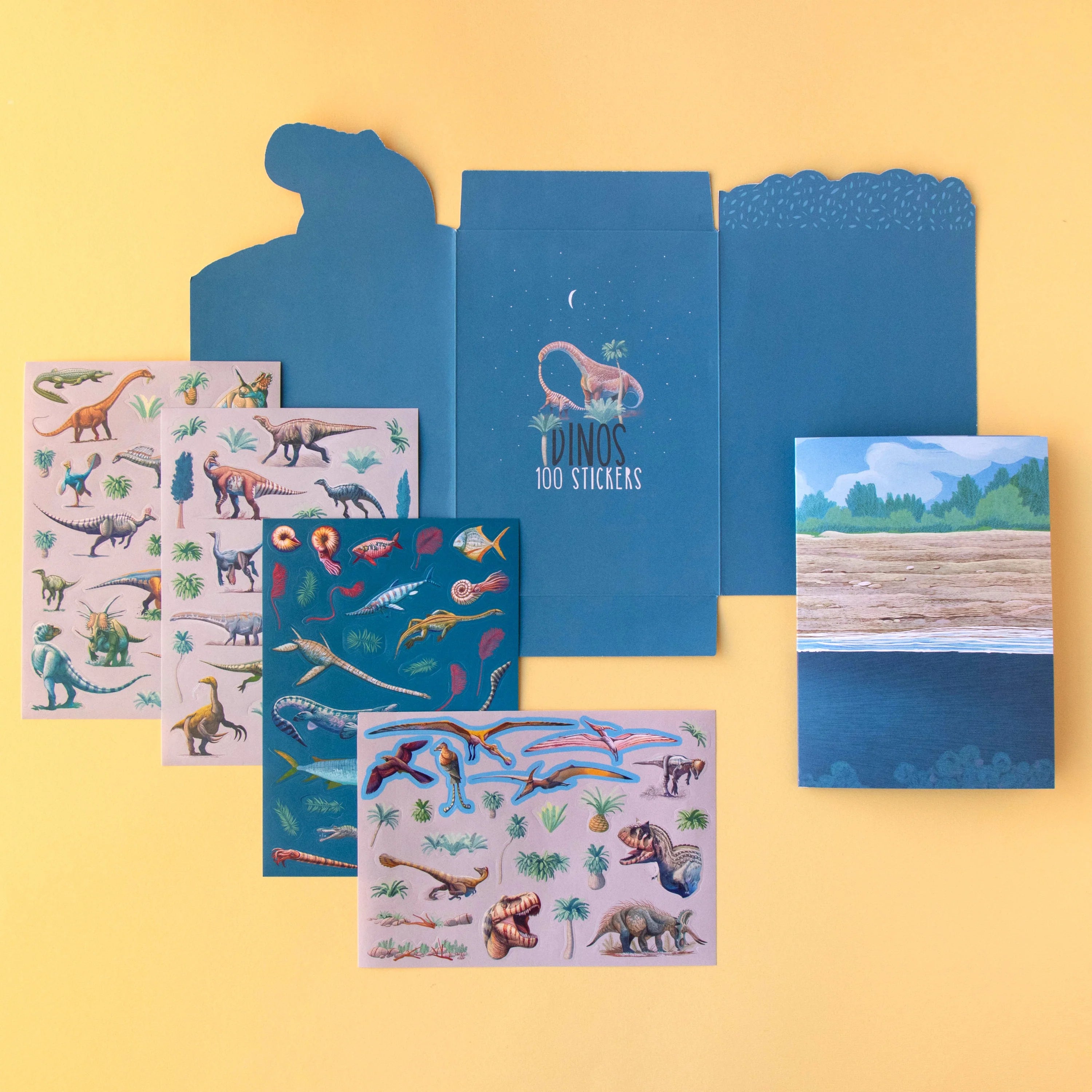 Dino Repositionable Stickers