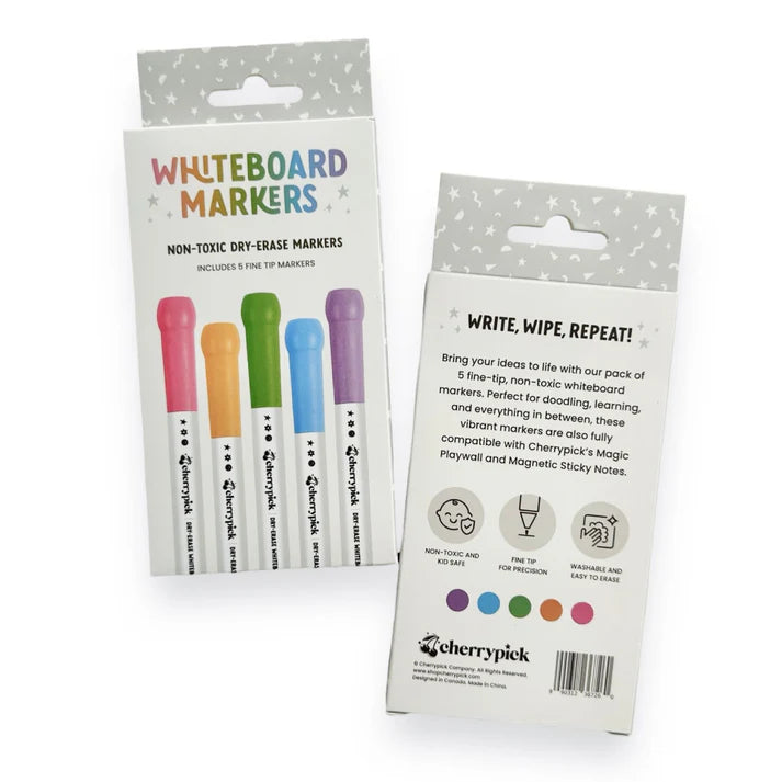 Whiteboard Dry-Erase Markers (5 pcs)