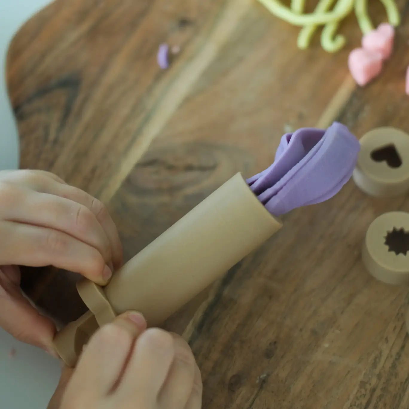 Eco Playdough Extruder – Sensory Tool For Fine Motor Play